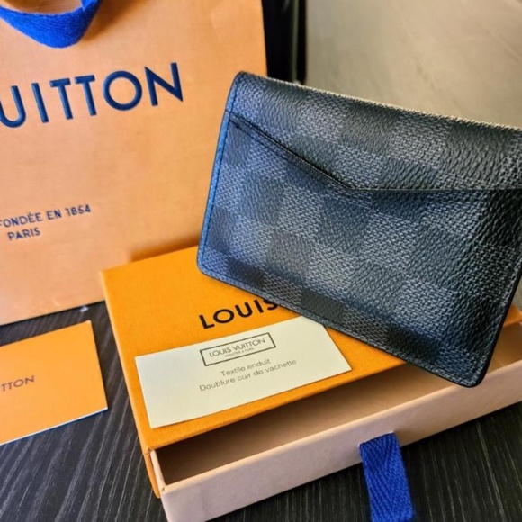 Louis Vuitton Damier Graphite Mens Card Wallet - Picture 4 of 6